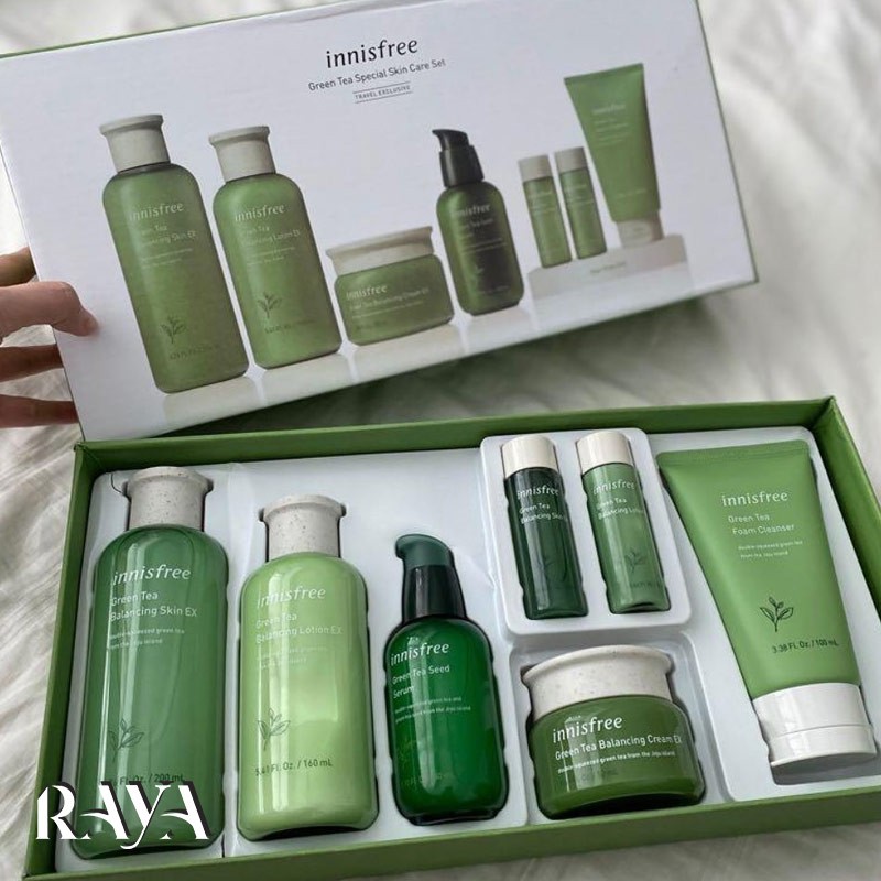 لوسیون متعادل کننده پوست حاوی چای سبز اینیسفری Innisfree Green Tea Balancing Lotion EX